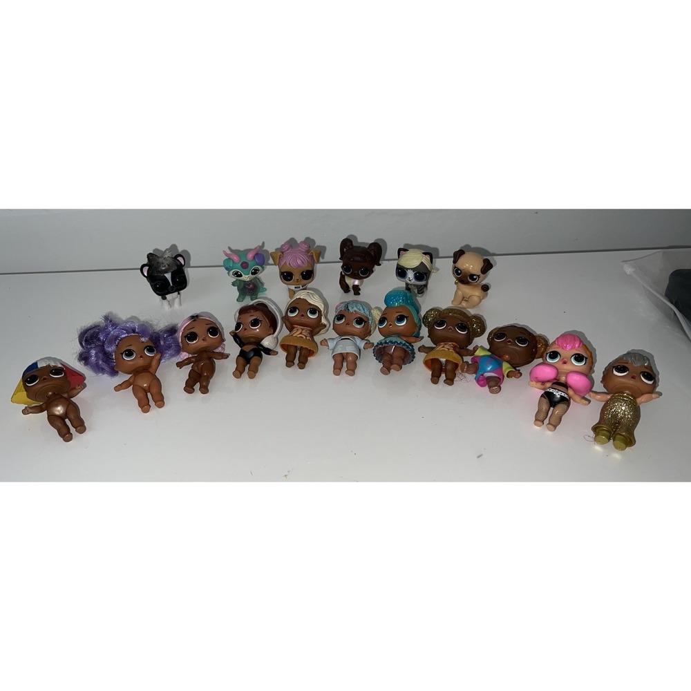 LOL Surprise Dolls And Pets Lot Of 17(5/b32)
